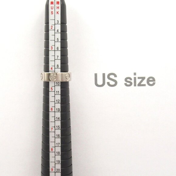 CARTIER 18k White Gold Love Ring - Picture 7 of 9